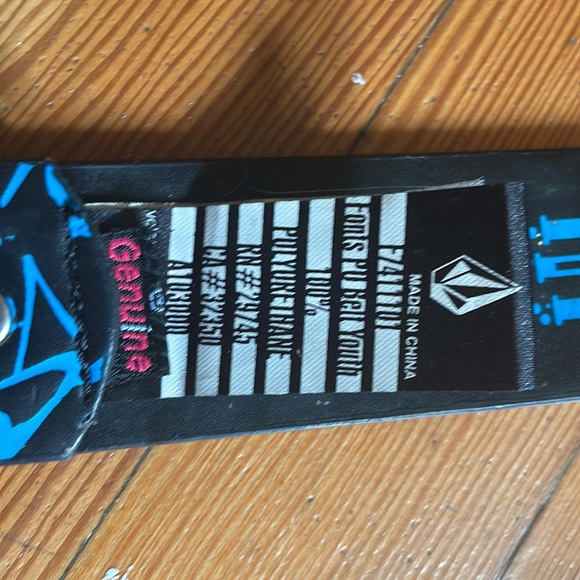Volcom Blue Fonts PU Belt Youth - Picture 5 of 5